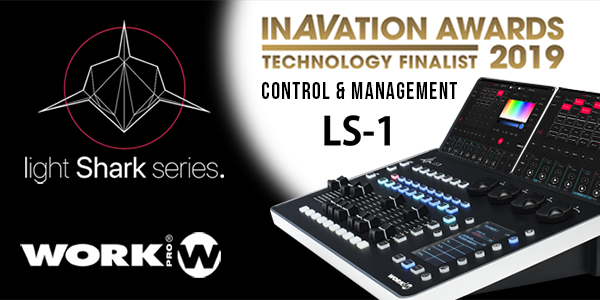 LightShark LS 1 Console receives a nomination for the InAVAtion Awards 2019